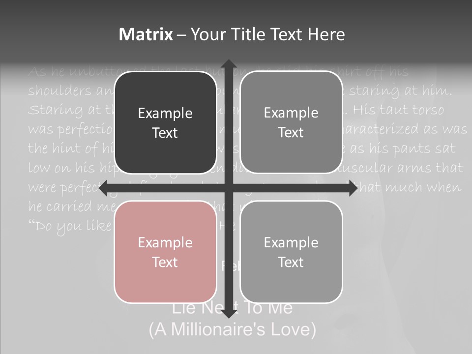 Caregiver Holding Hands Elder PowerPoint Template