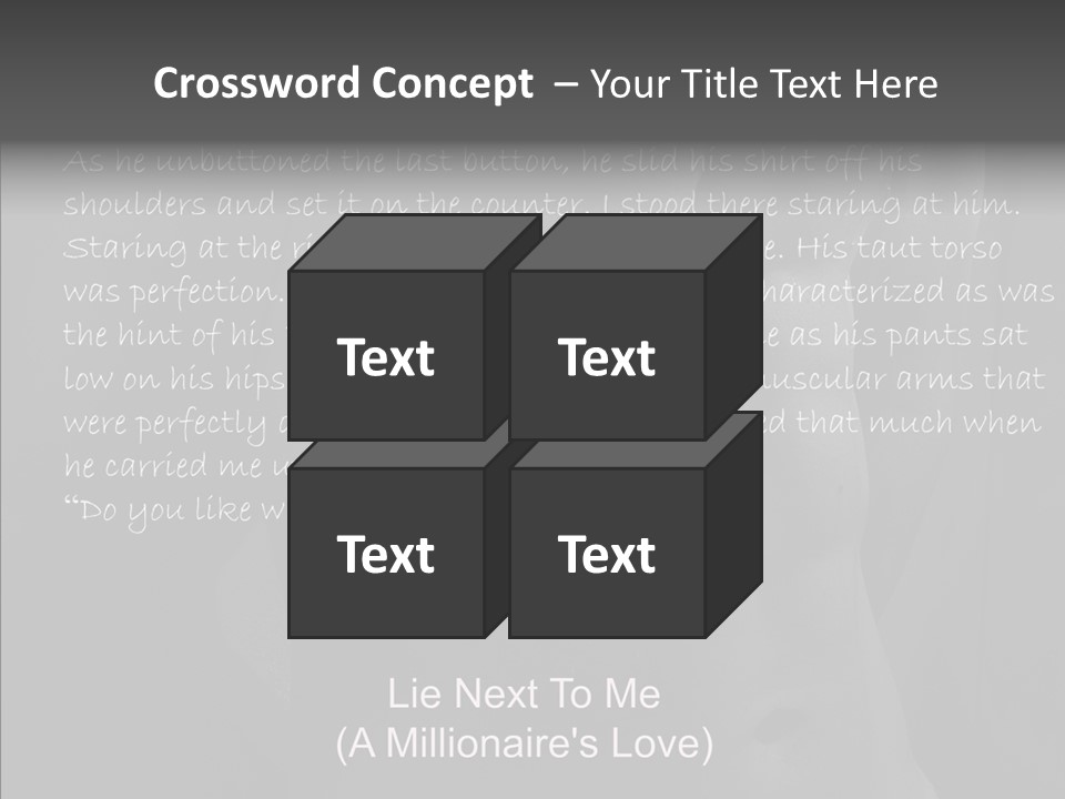 Caregiver Holding Hands Elder PowerPoint Template