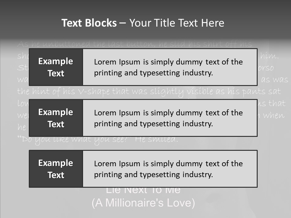 Caregiver Holding Hands Elder PowerPoint Template