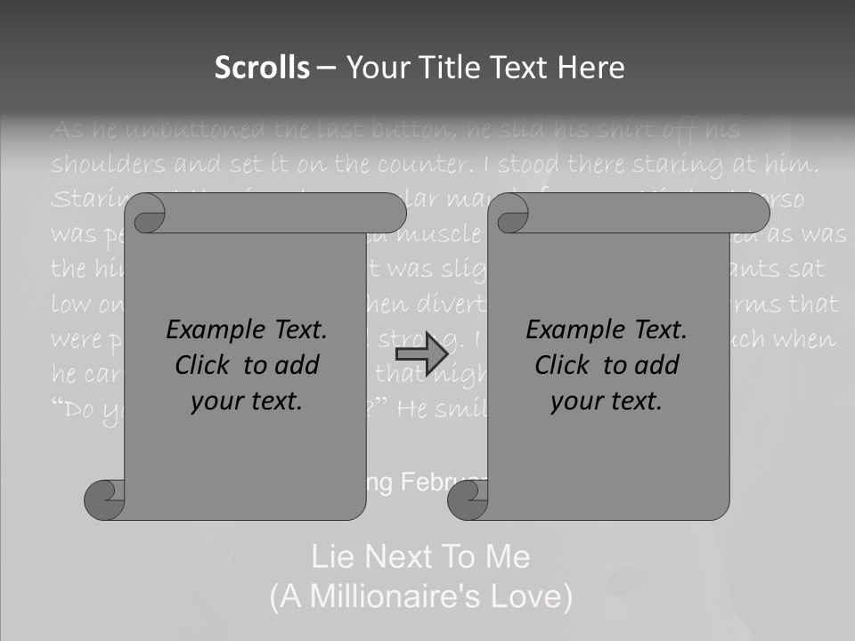 Caregiver Holding Hands Elder PowerPoint Template