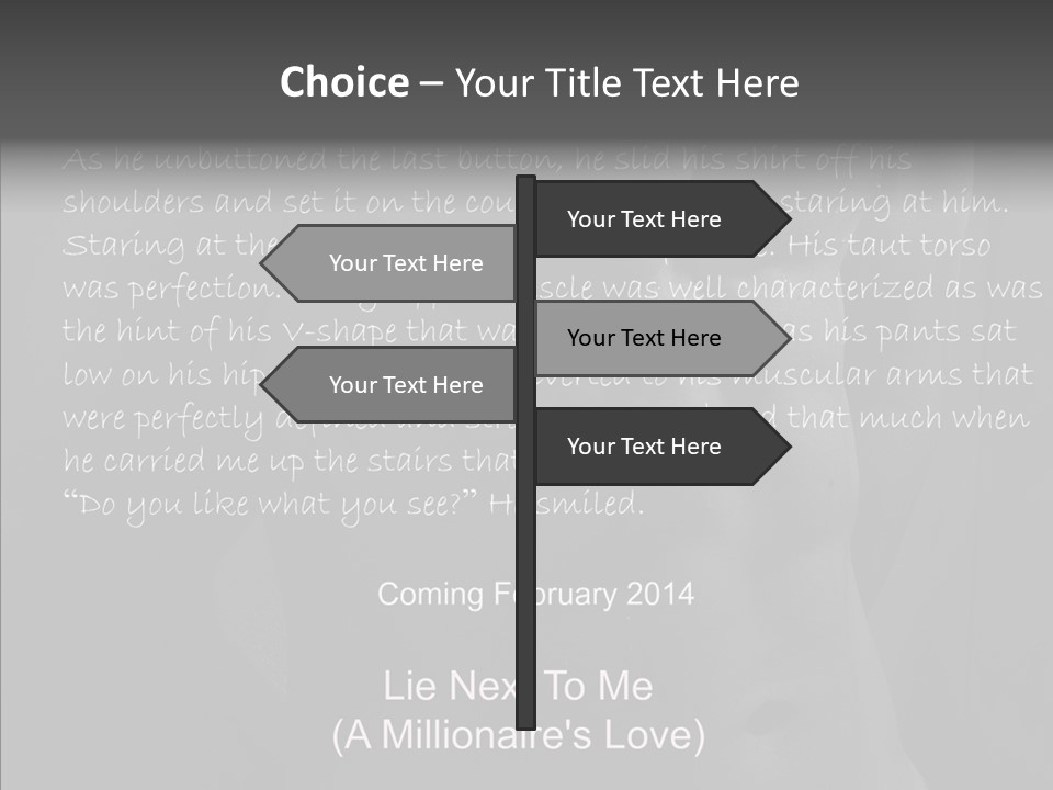 Caregiver Holding Hands Elder PowerPoint Template