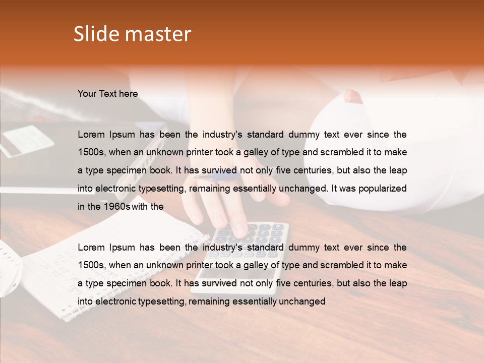 Assistance Hand Finger PowerPoint Template