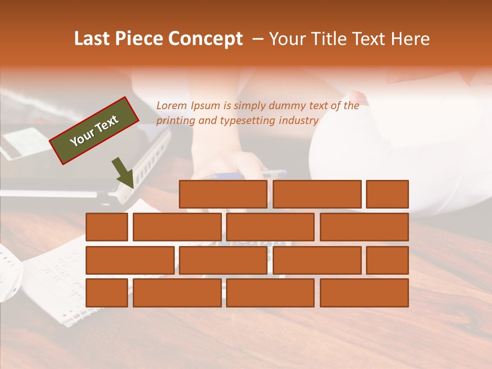 Assistance Hand Finger PowerPoint Template