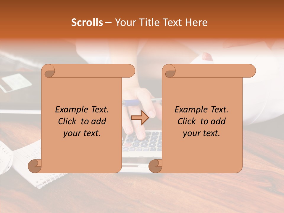 Assistance Hand Finger PowerPoint Template
