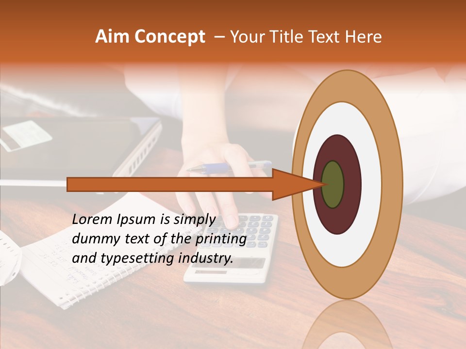 Assistance Hand Finger PowerPoint Template