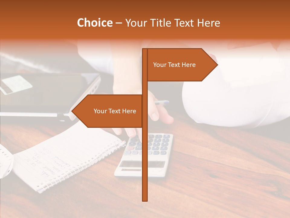 Assistance Hand Finger PowerPoint Template