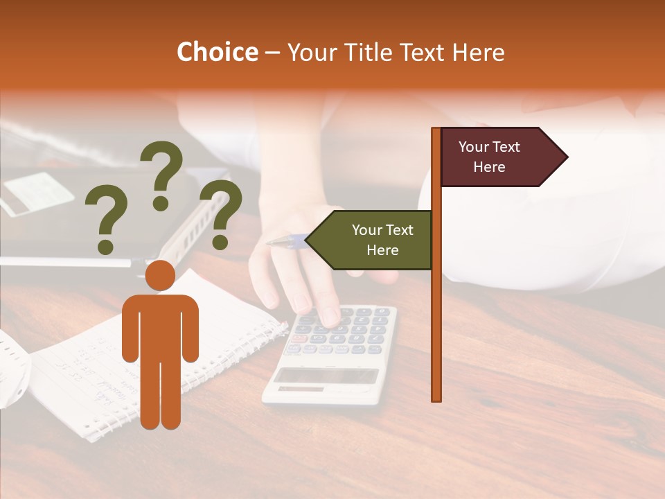 Assistance Hand Finger PowerPoint Template