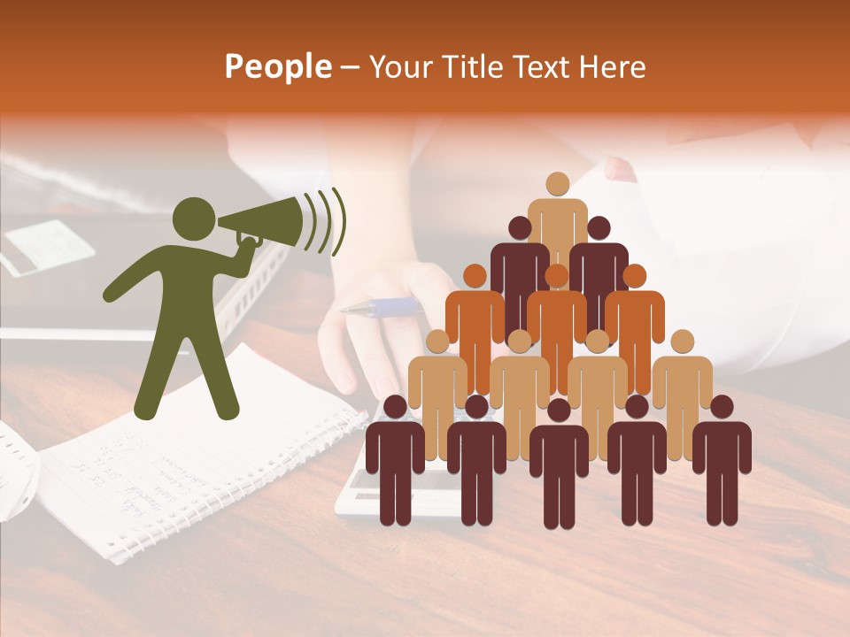 Assistance Hand Finger PowerPoint Template
