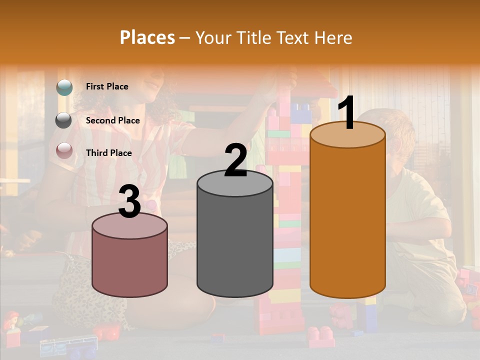 Young  Elder PowerPoint Template
