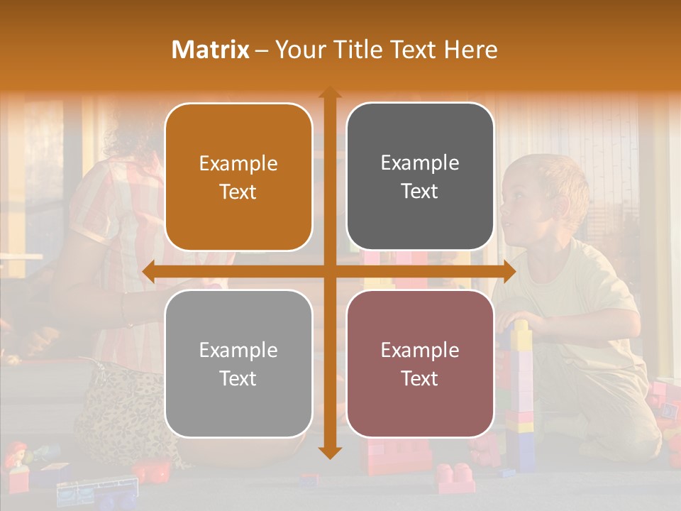Young  Elder PowerPoint Template