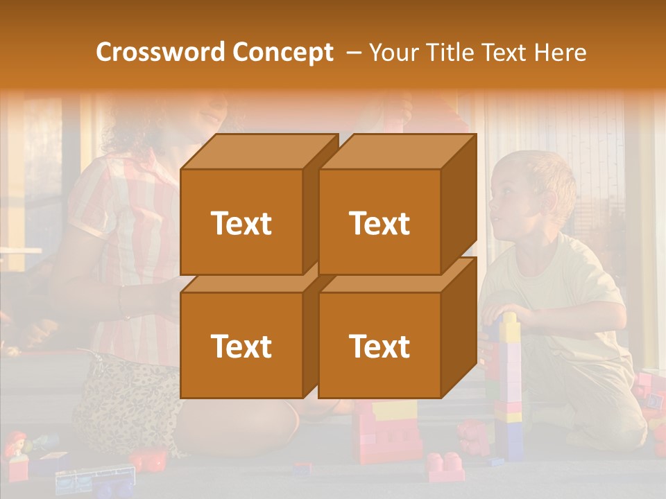 Young  Elder PowerPoint Template