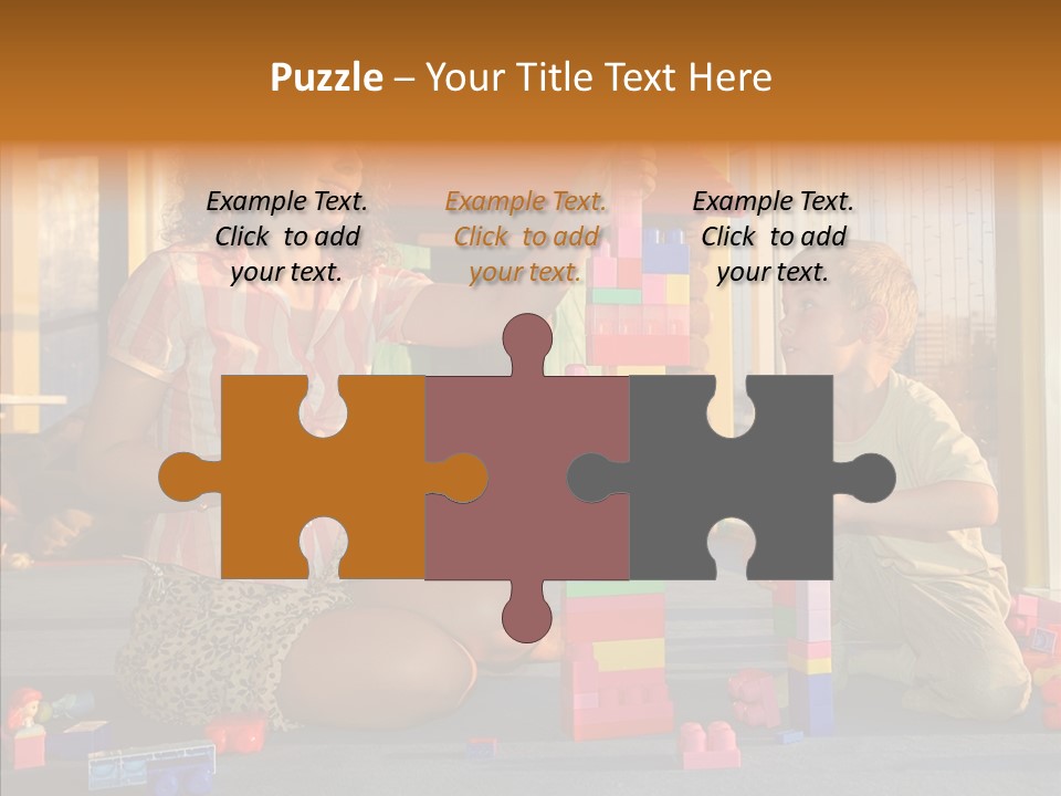 Young  Elder PowerPoint Template