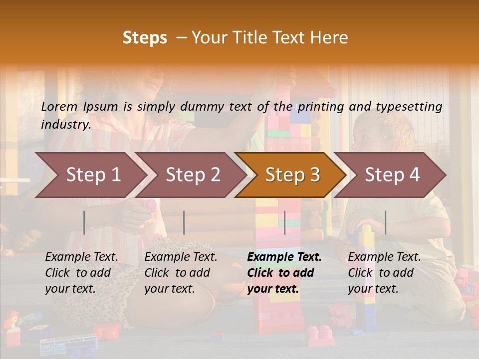 Young  Elder PowerPoint Template