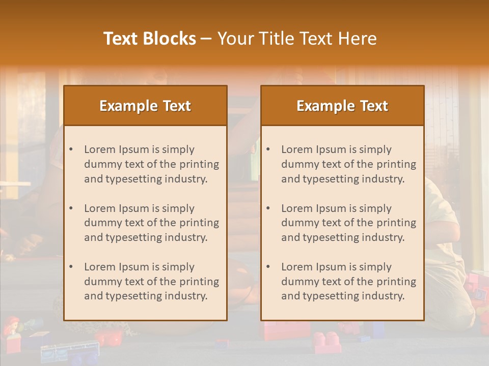Young  Elder PowerPoint Template