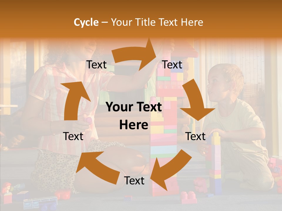 Young  Elder PowerPoint Template