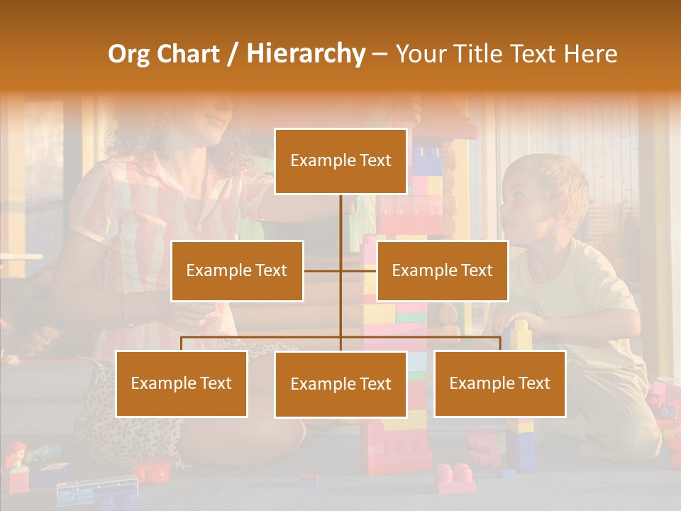 Young  Elder PowerPoint Template