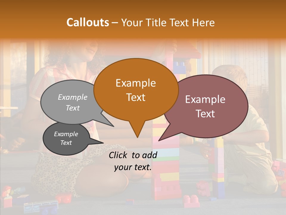 Young  Elder PowerPoint Template