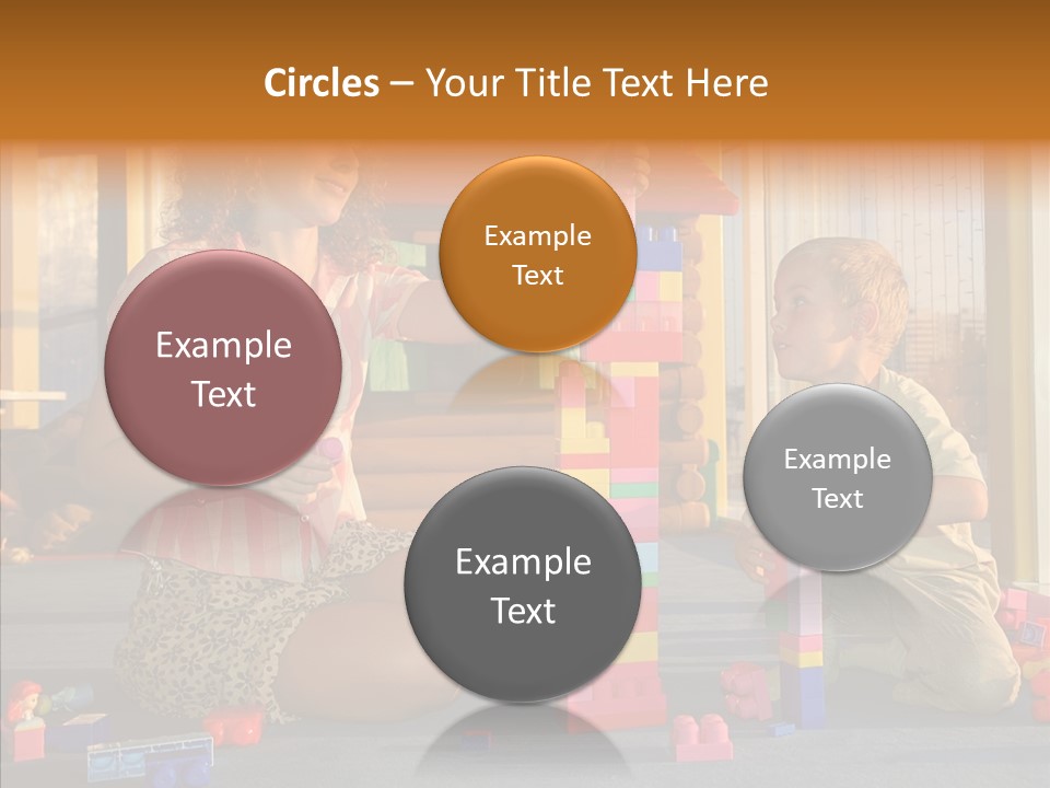 Young  Elder PowerPoint Template