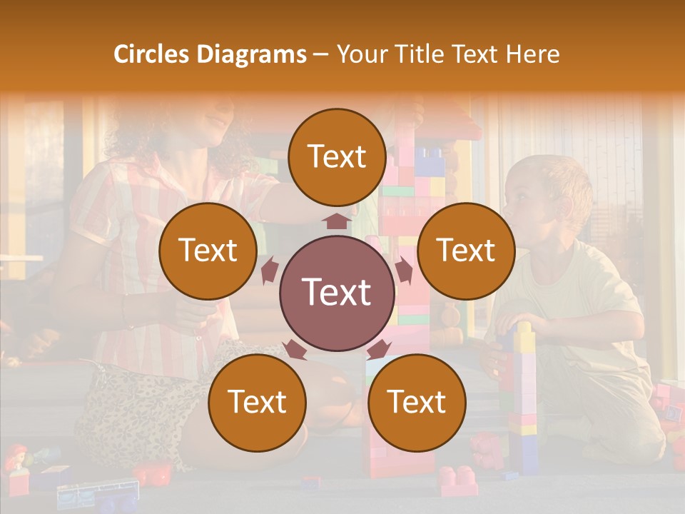 Young  Elder PowerPoint Template