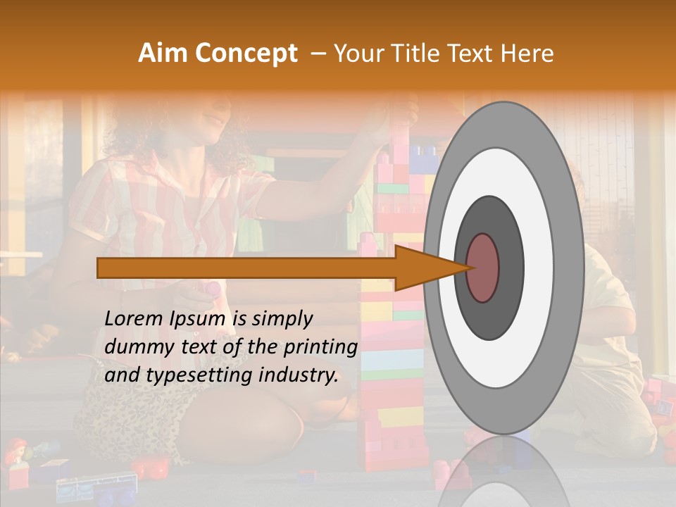 Young  Elder PowerPoint Template