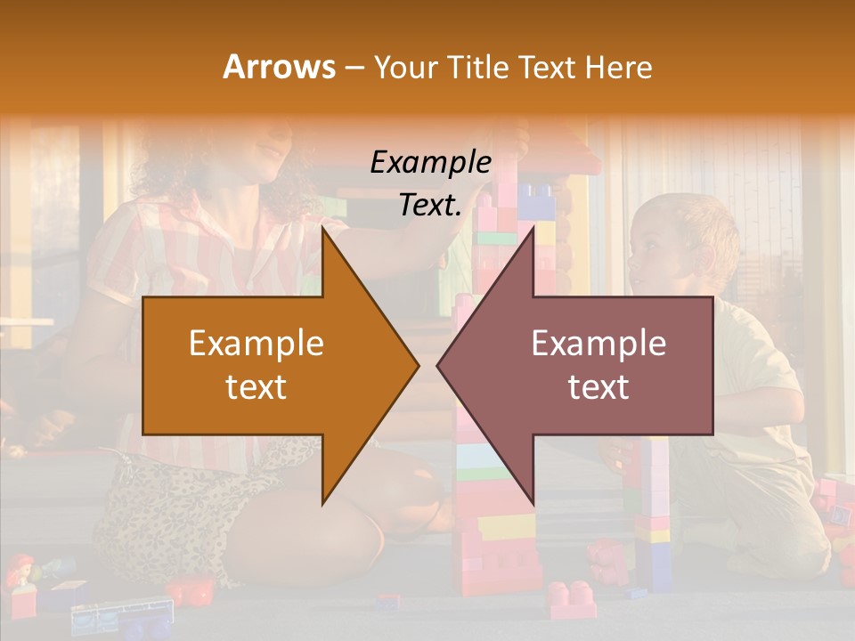 Young  Elder PowerPoint Template