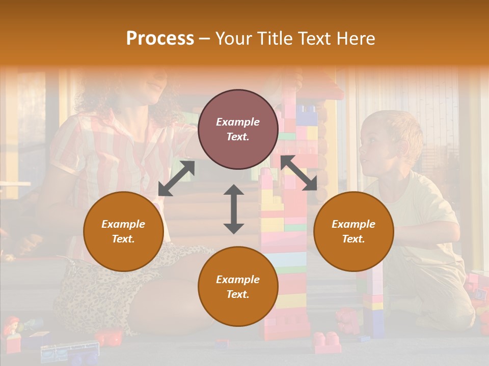 Young  Elder PowerPoint Template
