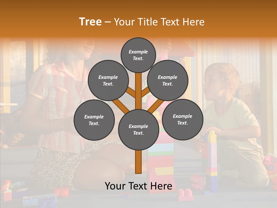 Young  Elder PowerPoint Template