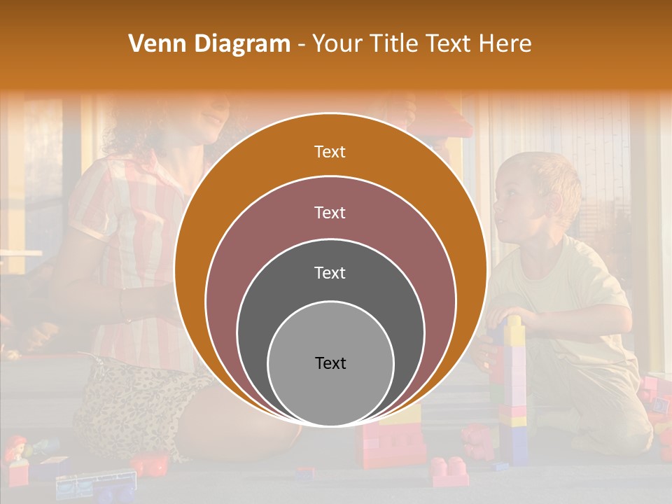 Young  Elder PowerPoint Template