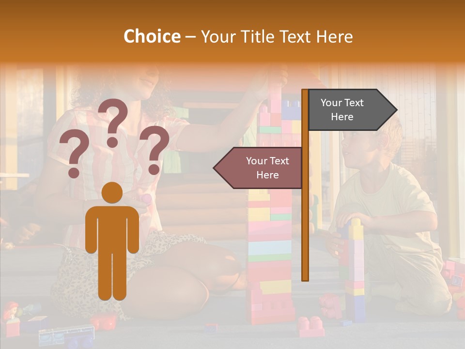 Young  Elder PowerPoint Template