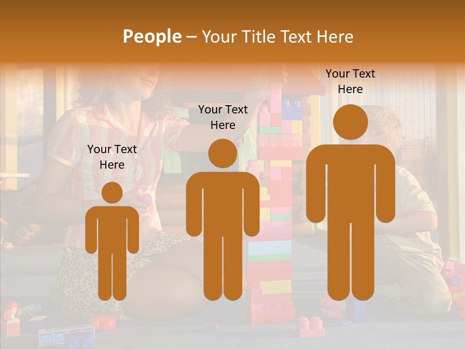 Young  Elder PowerPoint Template