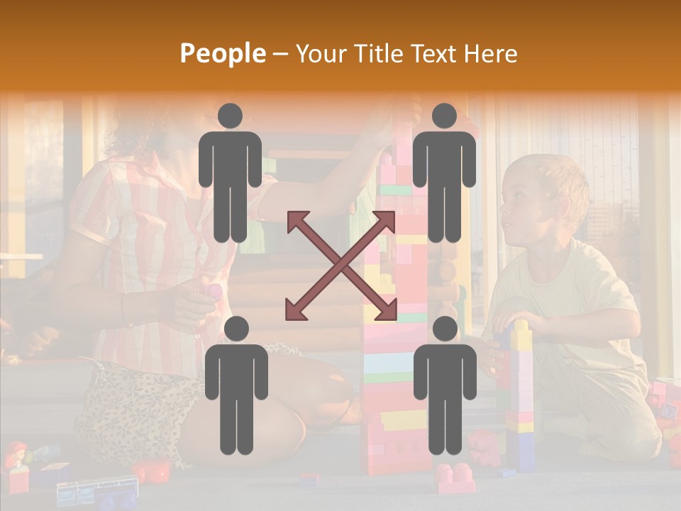 Young  Elder PowerPoint Template