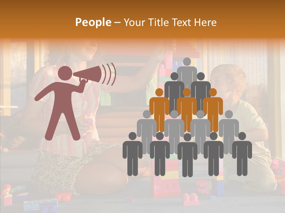 Young  Elder PowerPoint Template