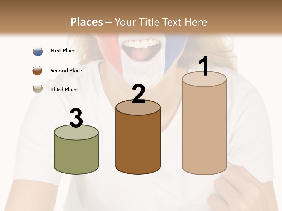 Female Elderly Human PowerPoint Template