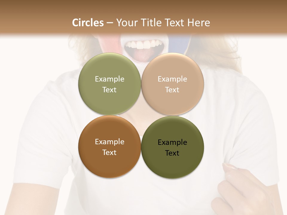 Female Elderly Human PowerPoint Template