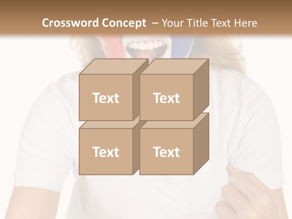 Female Elderly Human PowerPoint Template