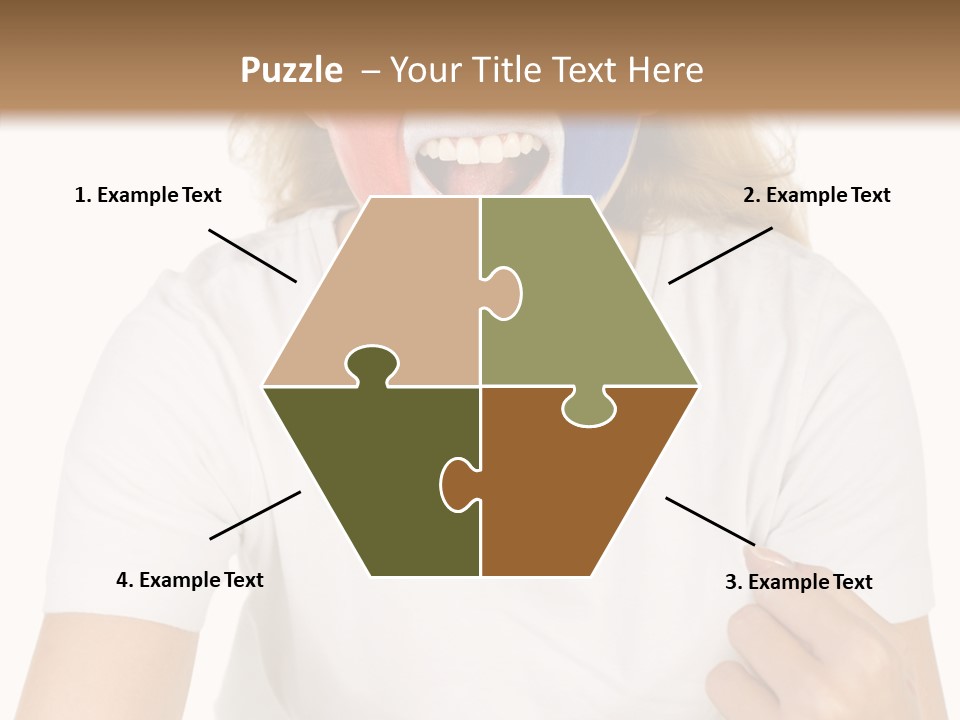 Female Elderly Human PowerPoint Template