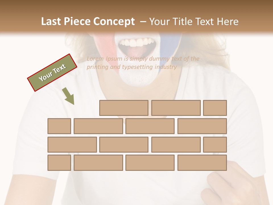 Female Elderly Human PowerPoint Template