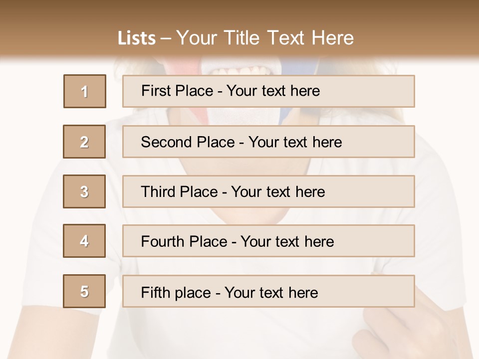 Female Elderly Human PowerPoint Template