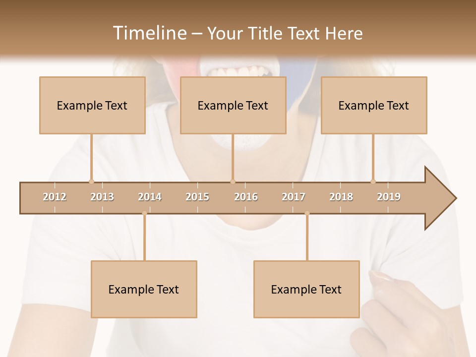 Female Elderly Human PowerPoint Template
