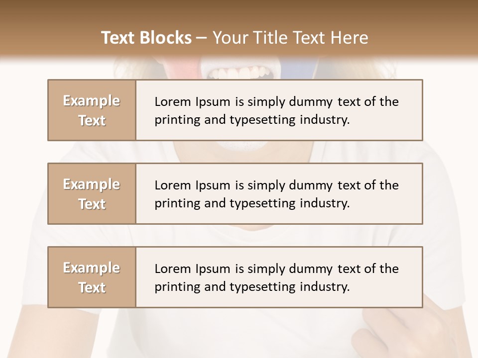 Female Elderly Human PowerPoint Template