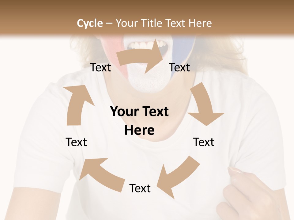 Female Elderly Human PowerPoint Template