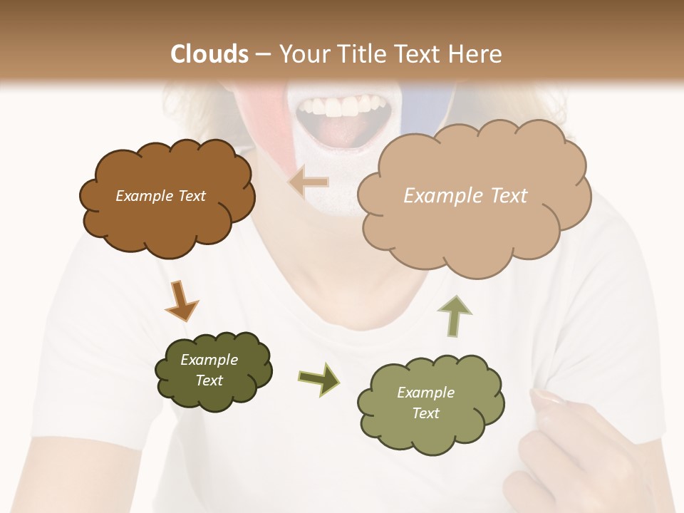 Female Elderly Human PowerPoint Template