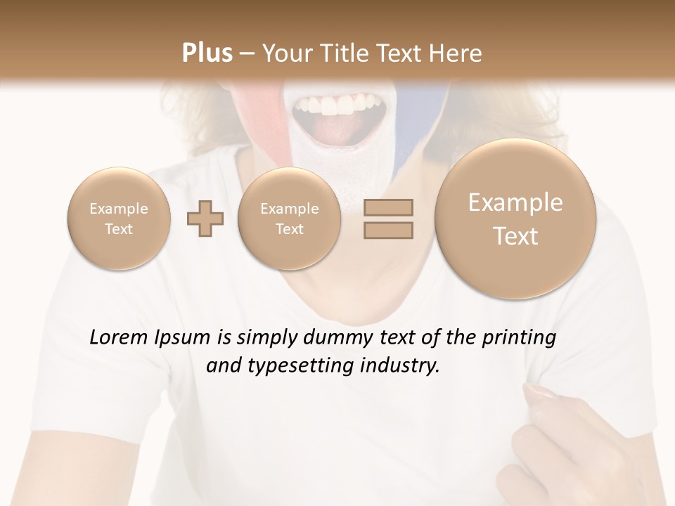 Female Elderly Human PowerPoint Template