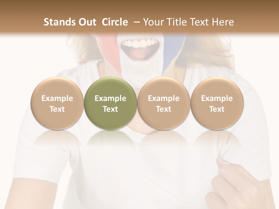 Female Elderly Human PowerPoint Template