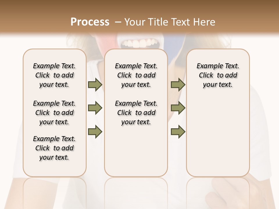 Female Elderly Human PowerPoint Template