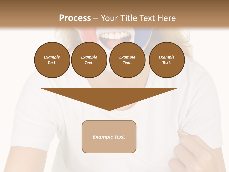 Female Elderly Human PowerPoint Template