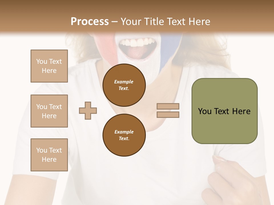 Female Elderly Human PowerPoint Template