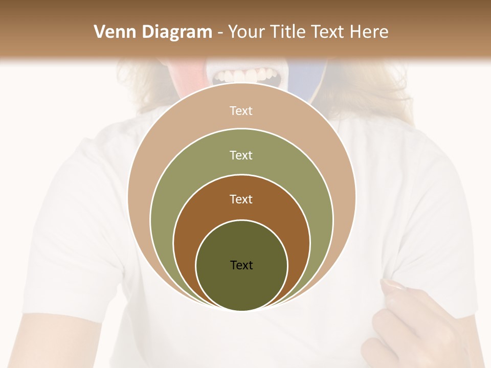 Female Elderly Human PowerPoint Template