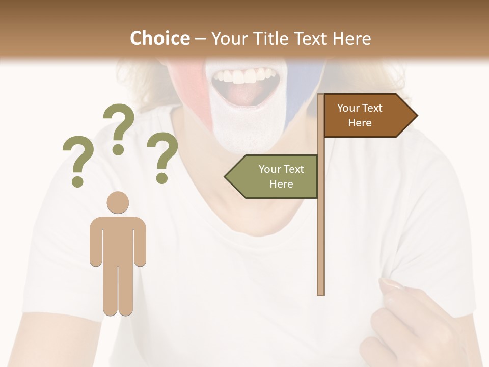 Female Elderly Human PowerPoint Template