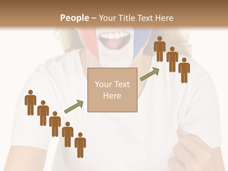 Female Elderly Human PowerPoint Template